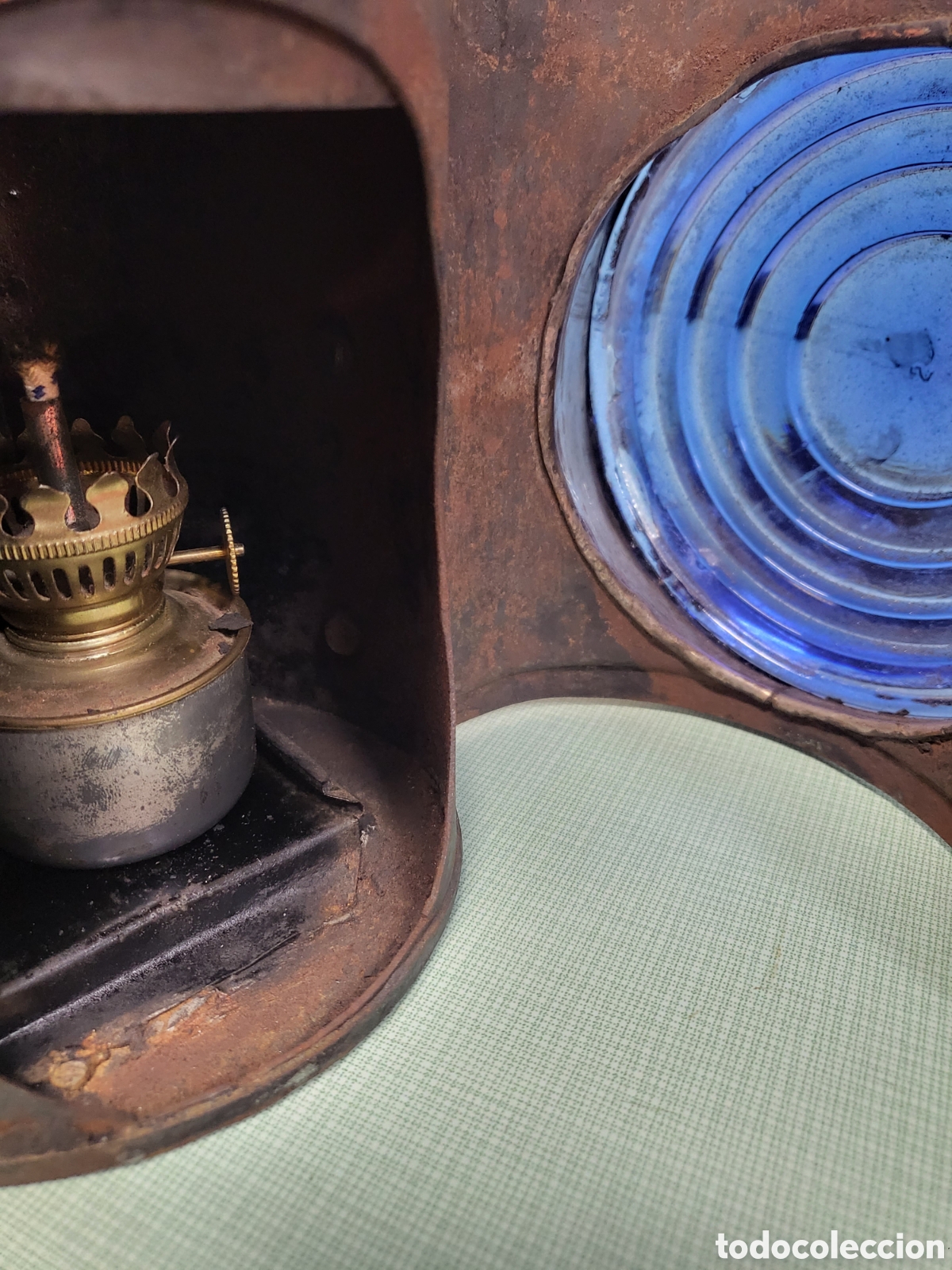 Antig&uuml;edades: Farol antiguo ferroviario - Foto 11