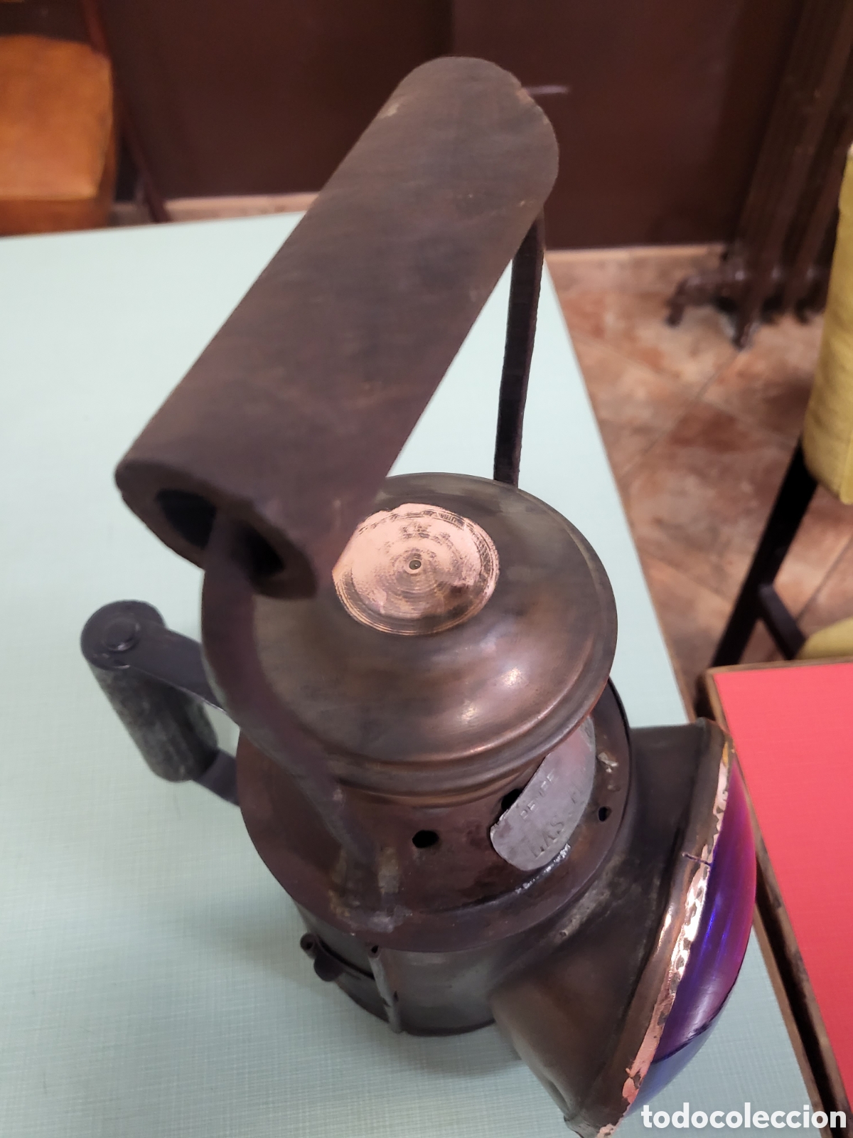 Antig&uuml;edades: Farol antiguo ferroviario - Foto 13
