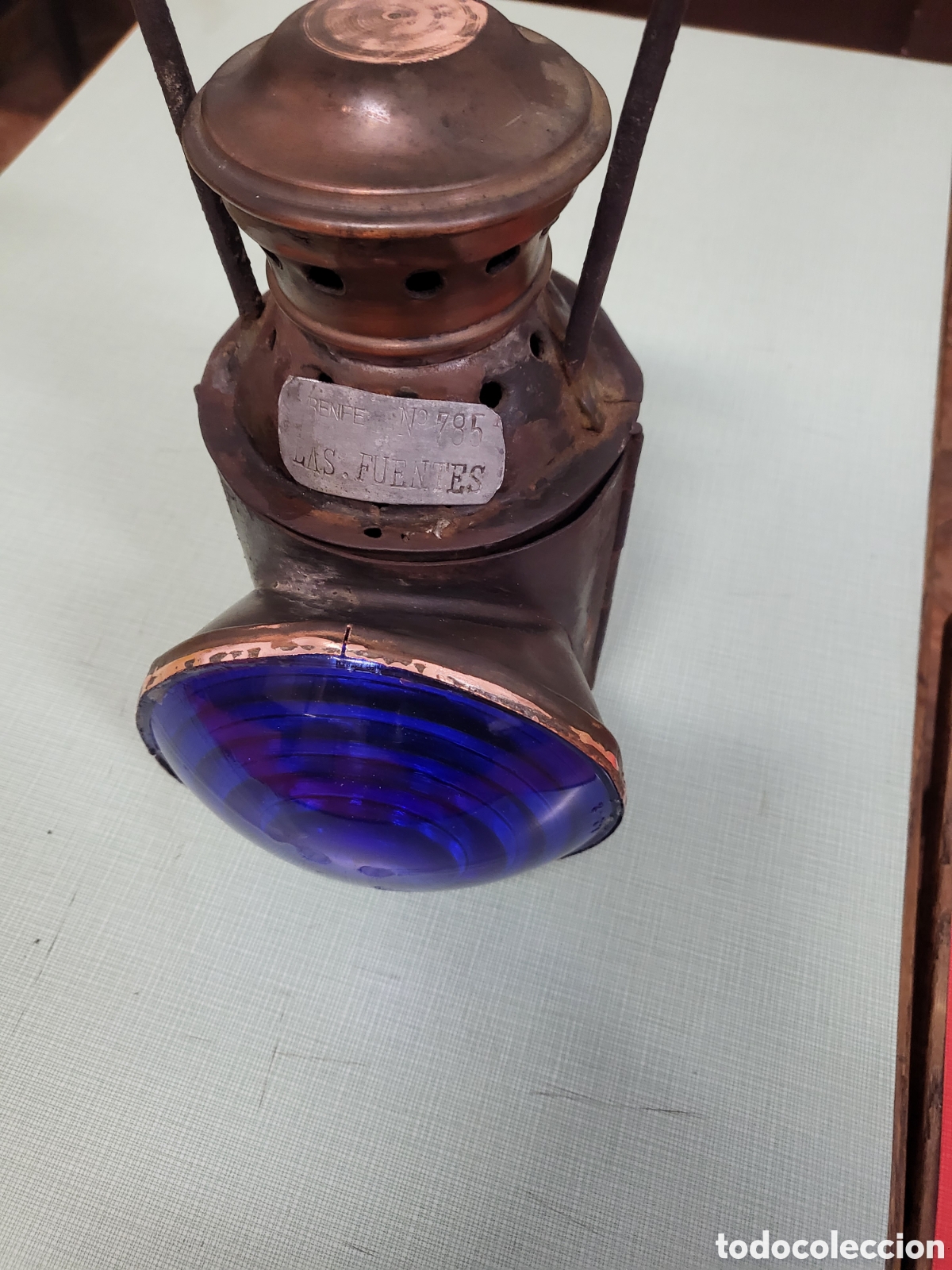 Antig&uuml;edades: Farol antiguo ferroviario - Foto 17