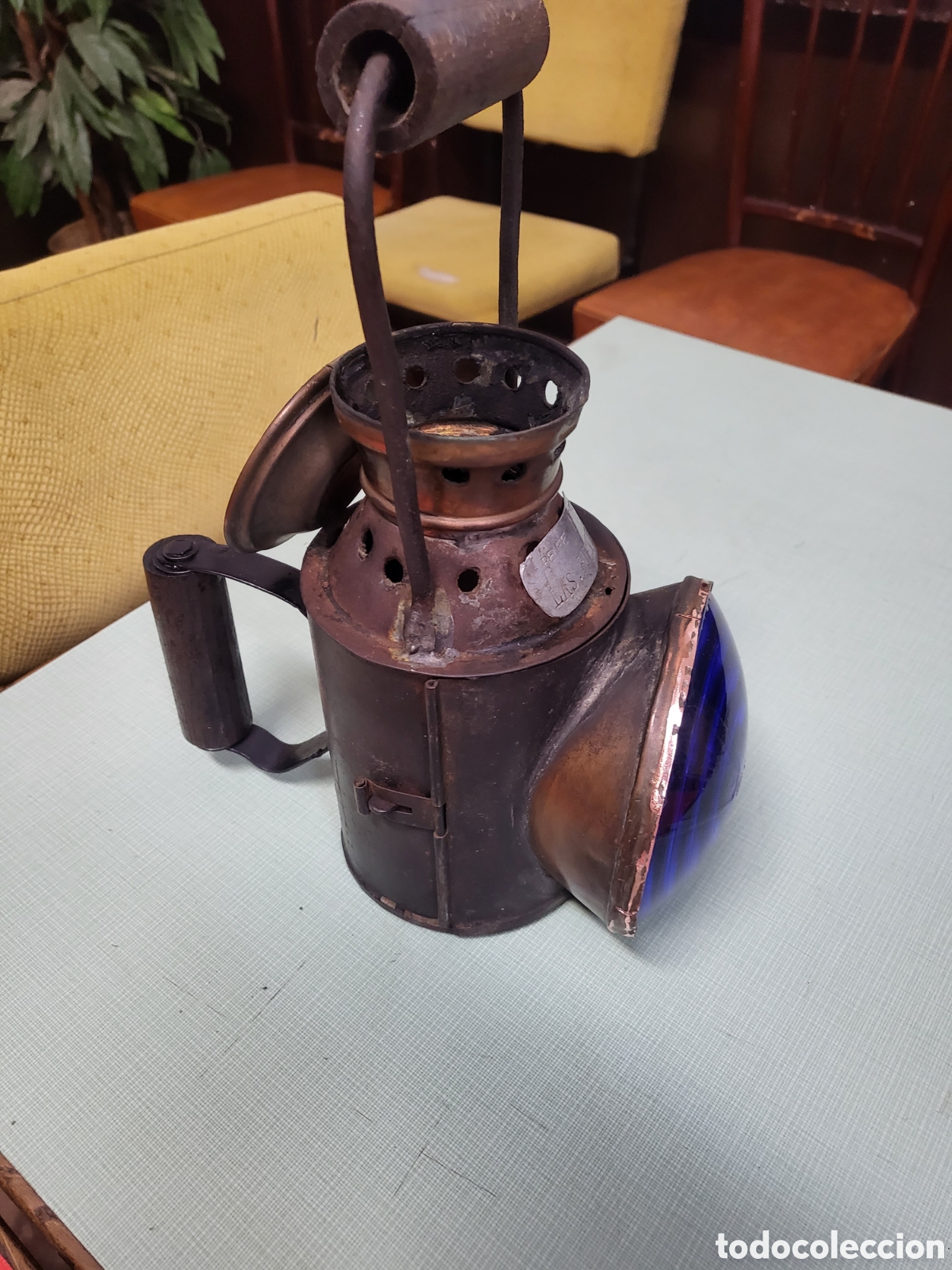 Antig&uuml;edades: Farol antiguo ferroviario - Foto 2
