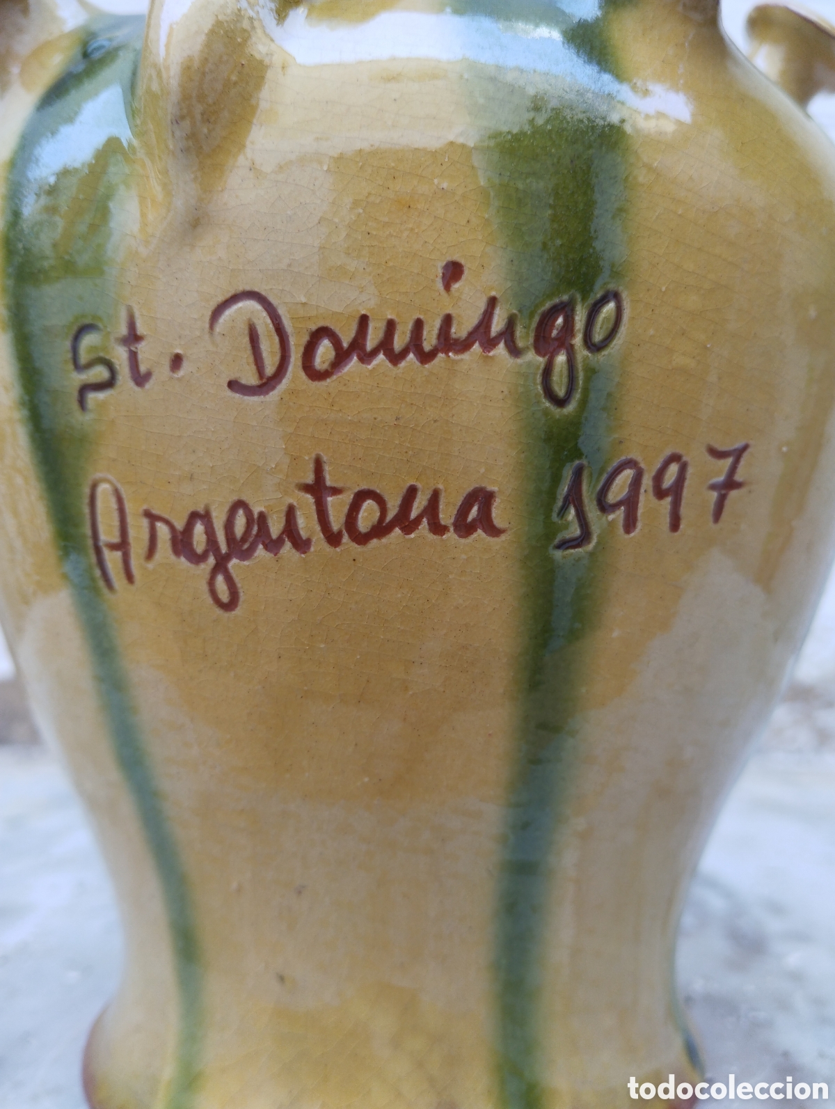 Antig&uuml;edades: BOTIJO DE SEIS PITORROS FIRMADO - Foto 7