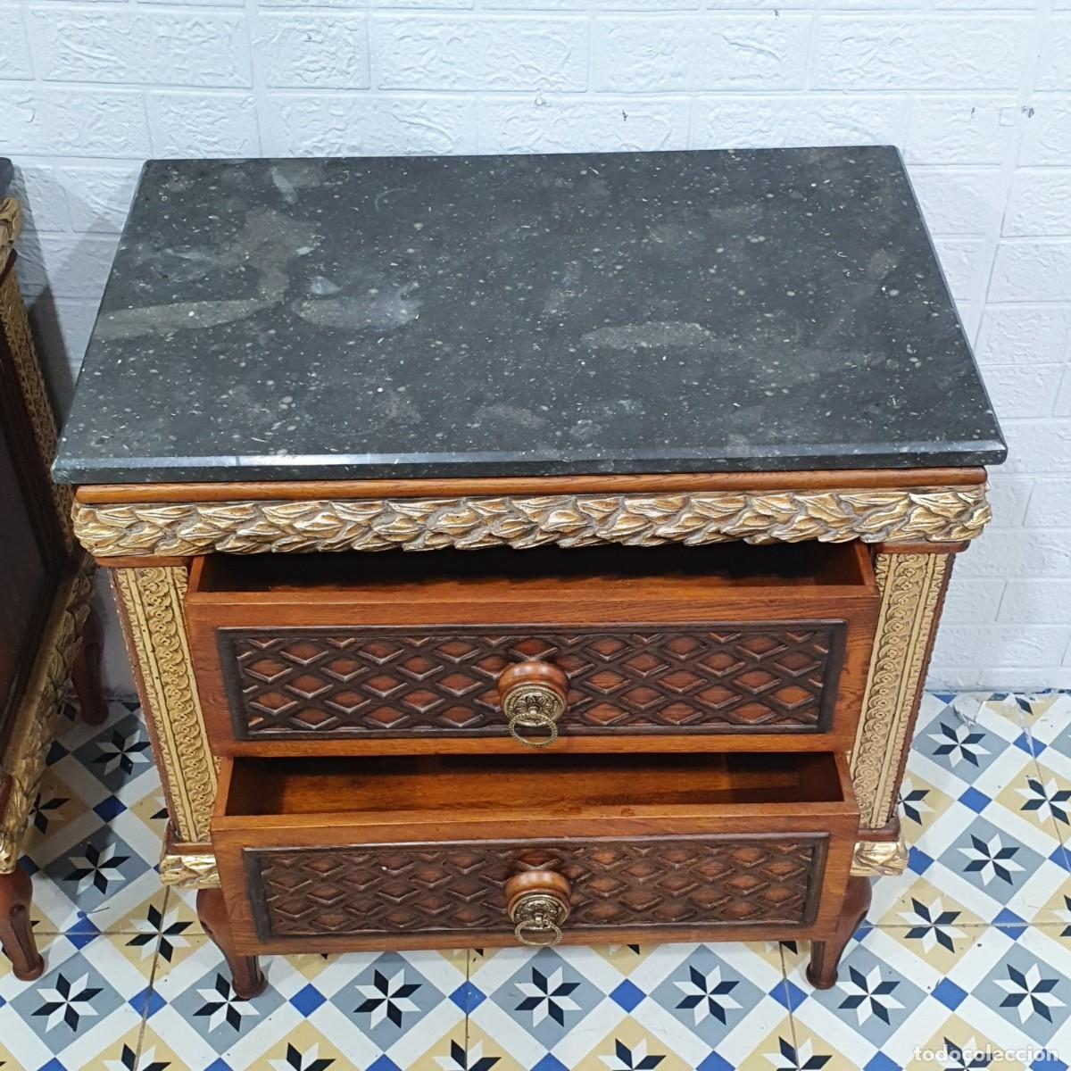 Antig&uuml;edades: Cabecero y mesillas colecci&oacute;n Alexandra estilo rococo - Foto 16