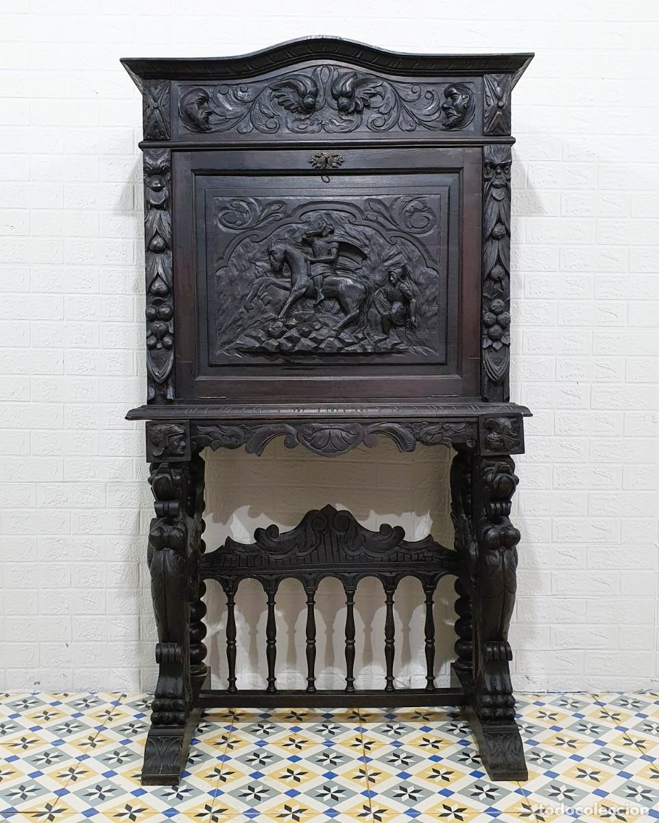 Antig&uuml;edades: Bargue&ntilde;o estilo renacimiento S.XIX - Foto 2