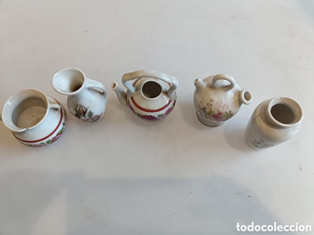 Antig&uuml;edades: Lote peque&ntilde;as porcelanas - Foto 2