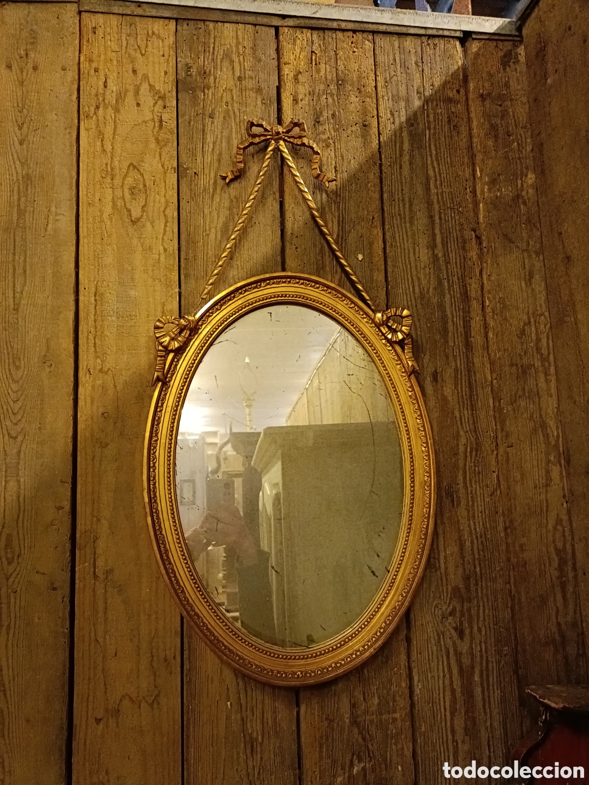 Antig&uuml;edades: Pareja de espejos lazo - Foto 2