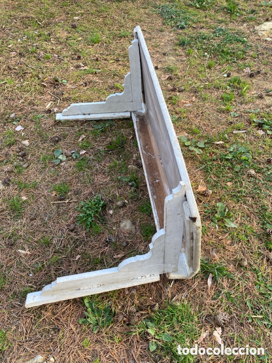 Antig&uuml;edades: Mesa r&uacute;stica de pared madera - Foto 3