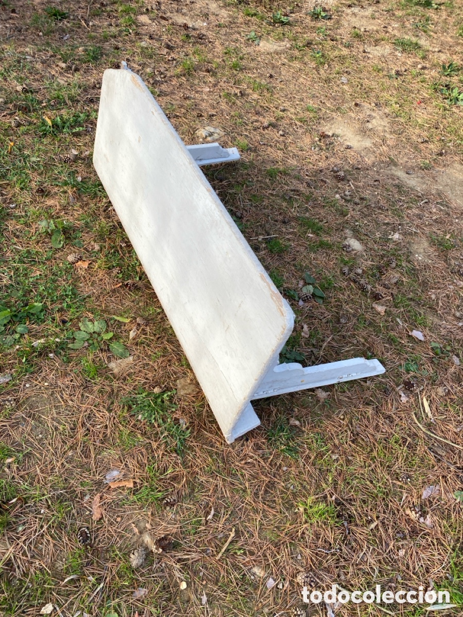 Antig&uuml;edades: Mesa r&uacute;stica de pared madera - Foto 4