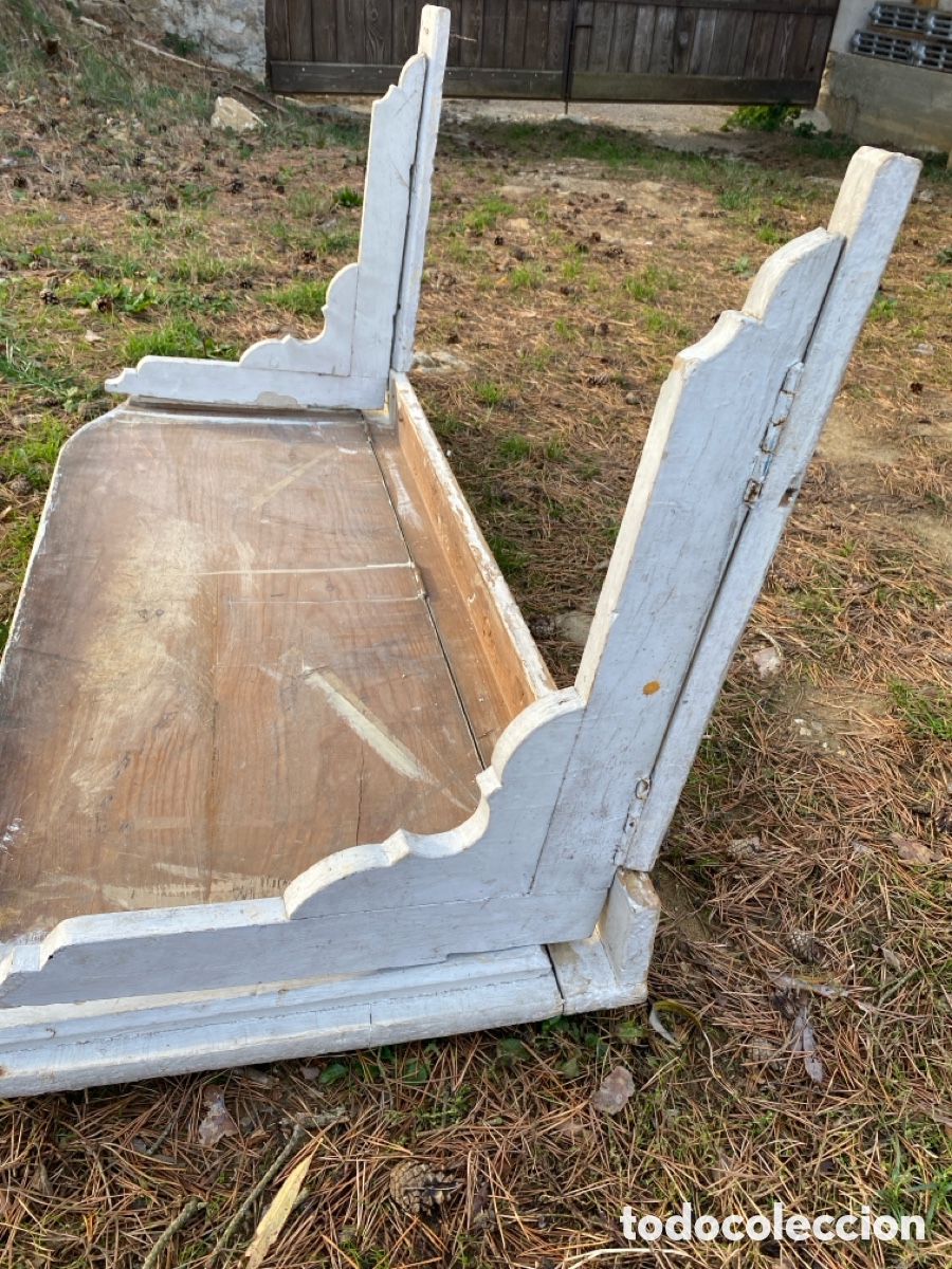 Antig&uuml;edades: Mesa r&uacute;stica de pared madera - Foto 6
