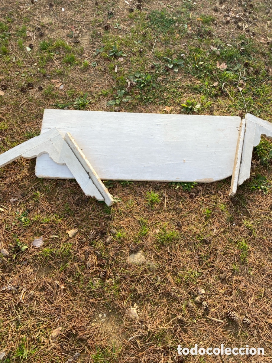 Antig&uuml;edades: Mesa r&uacute;stica de pared madera - Foto 7
