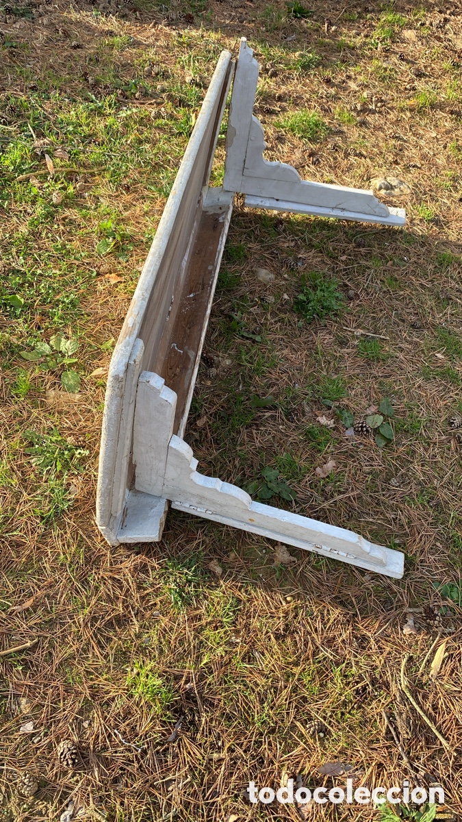 Antig&uuml;edades: Mesa r&uacute;stica de pared madera - Foto 8