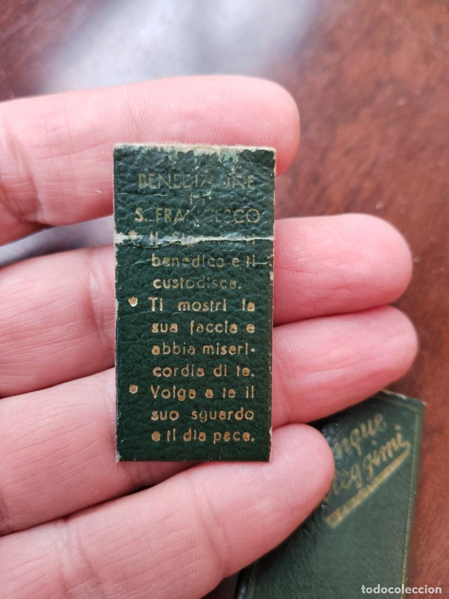 Antig&uuml;edades: Carterita con placa de San Francisco de As&iacute;s. - Foto 4