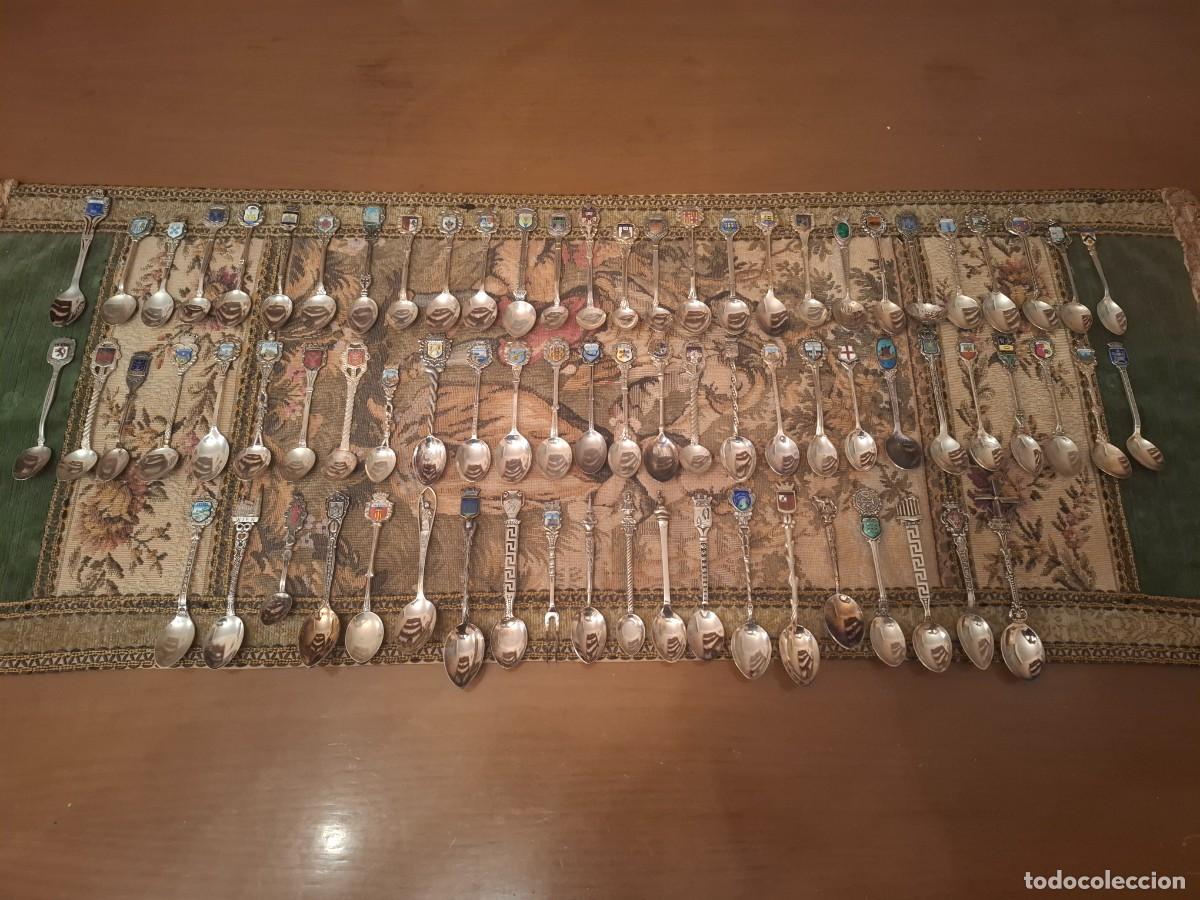 Antig&uuml;edades: Cucharillas de plata decorativas - Foto 4
