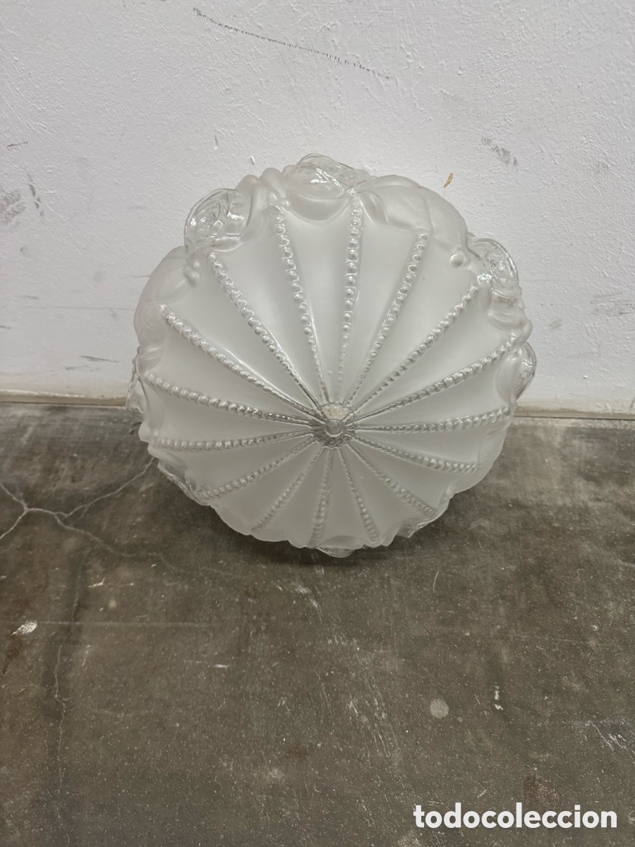 Antig&uuml;edades: Dos l&aacute;mpara antiguas de cristal - Foto 2