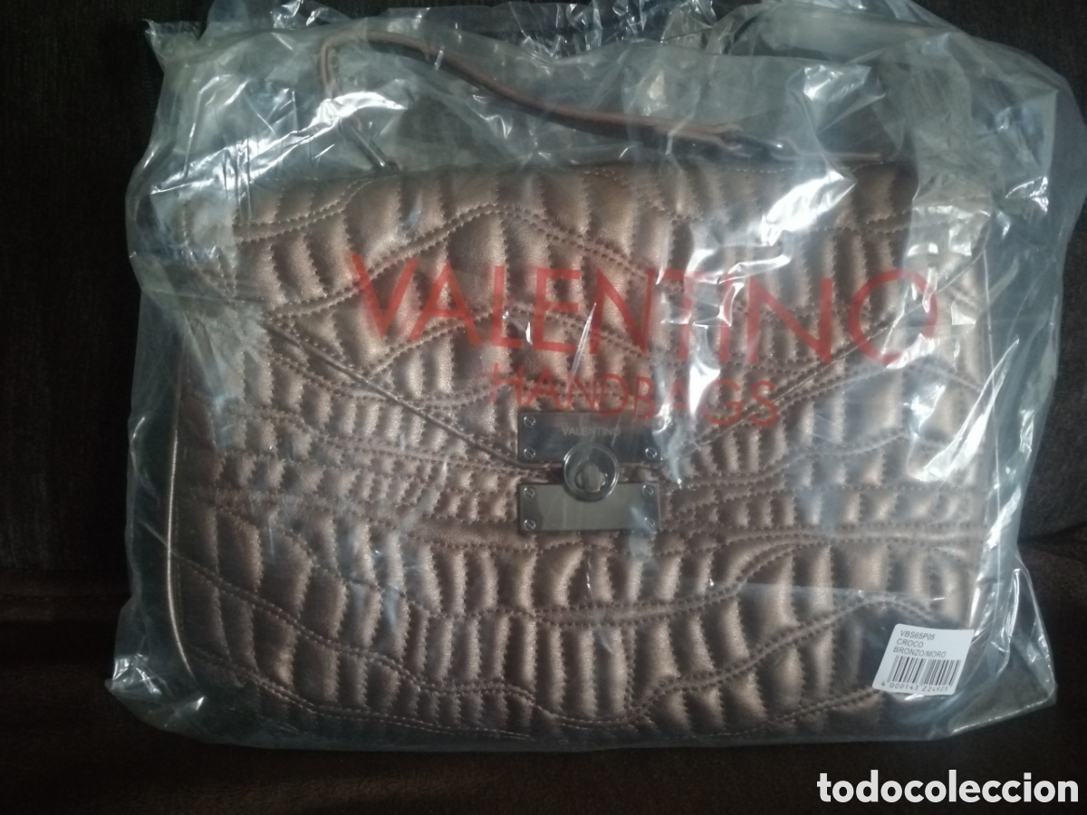 Antig&uuml;edades: Bolso Valentino Bronce nuevo - Foto 3