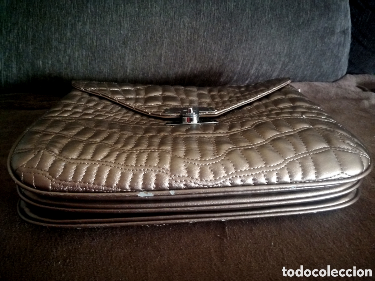 Antig&uuml;edades: Bolso Valentino Bronce nuevo - Foto 11