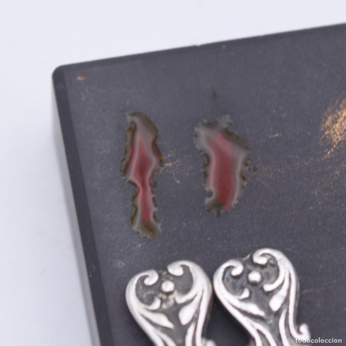 Antig&uuml;edades: Saleros / pellizcos de sal - Plata - Foto 14