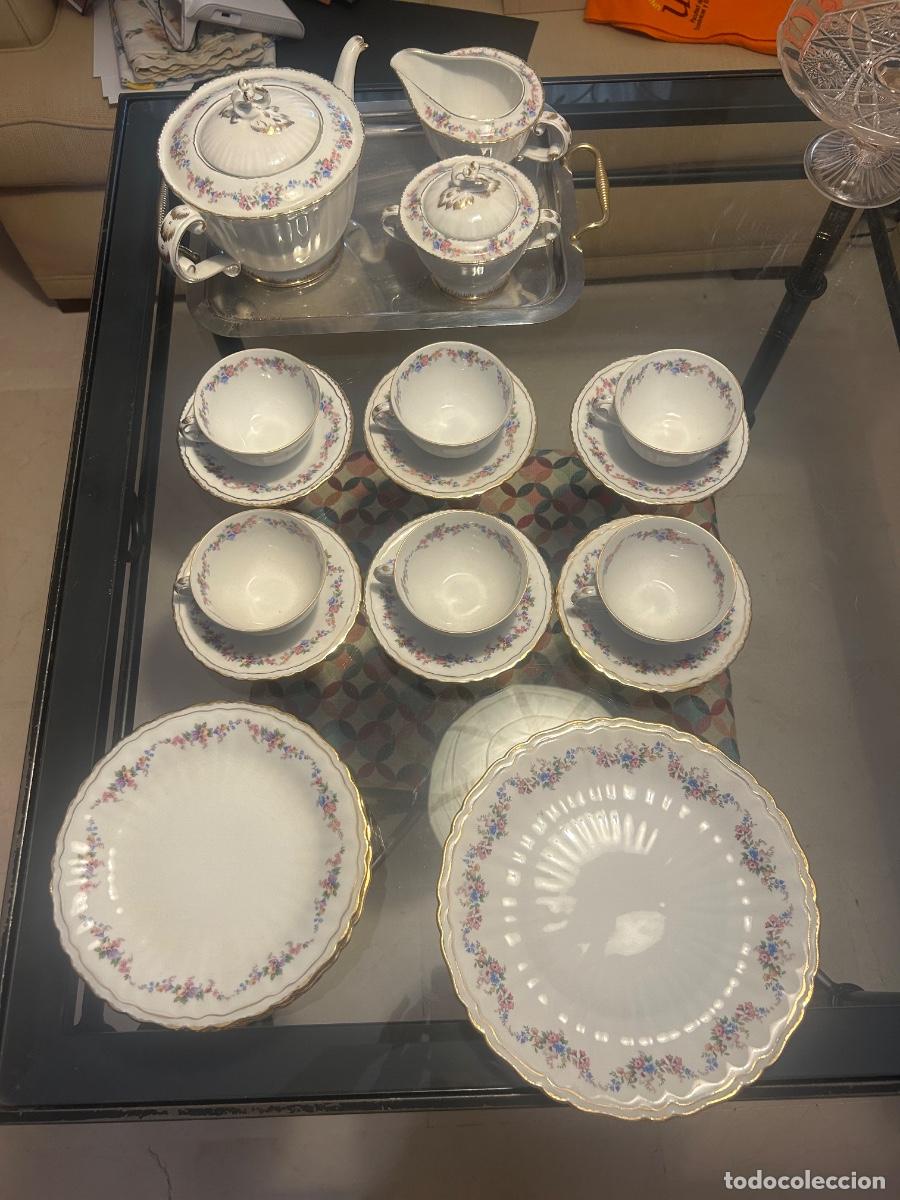 Antig&uuml;edades: Juego de t&eacute; porcelana Hispana - Foto 1