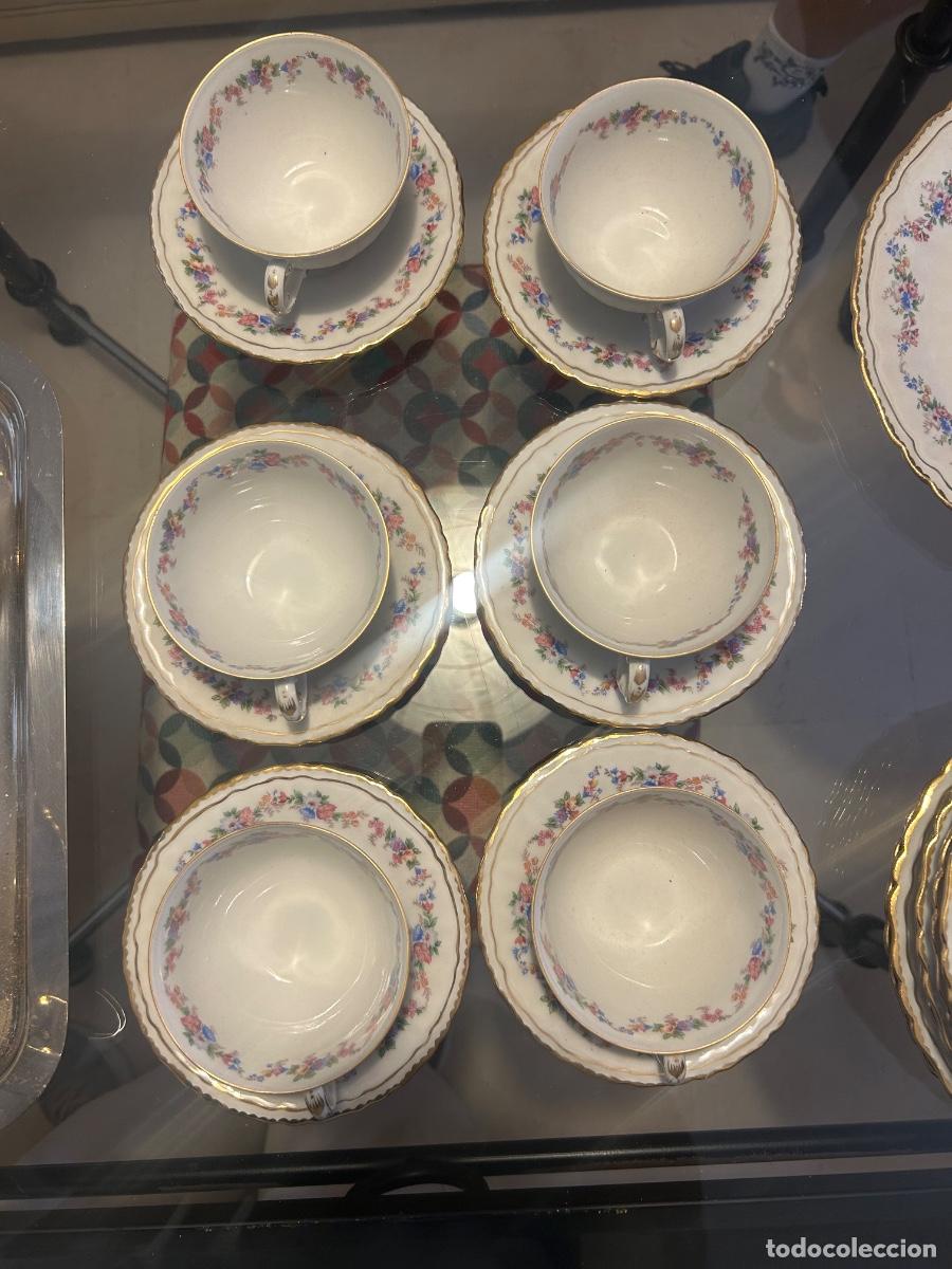 Antig&uuml;edades: Juego de t&eacute; porcelana Hispana - Foto 3