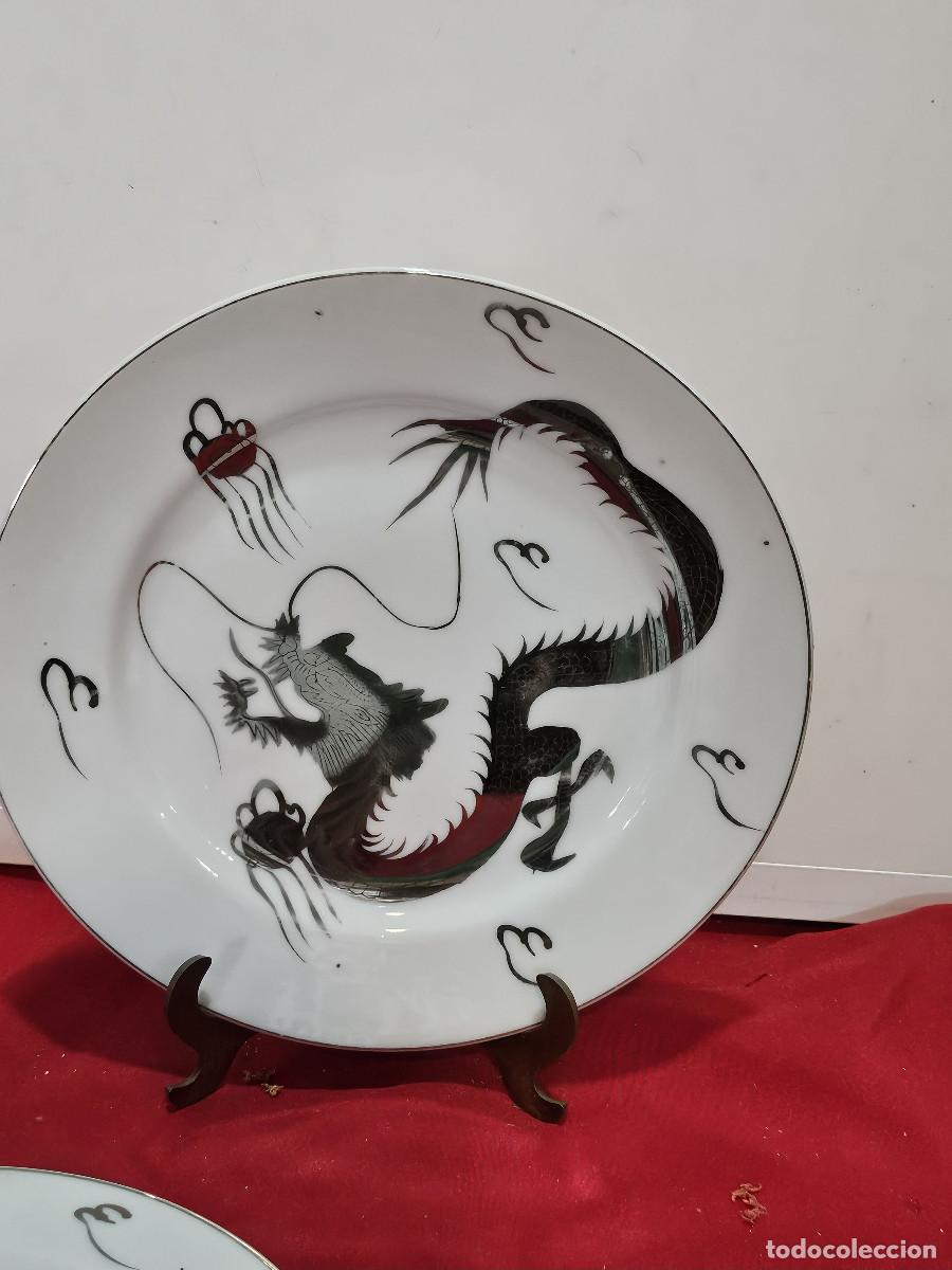 Antig&uuml;edades: plato de porcelana oriental - Foto 1