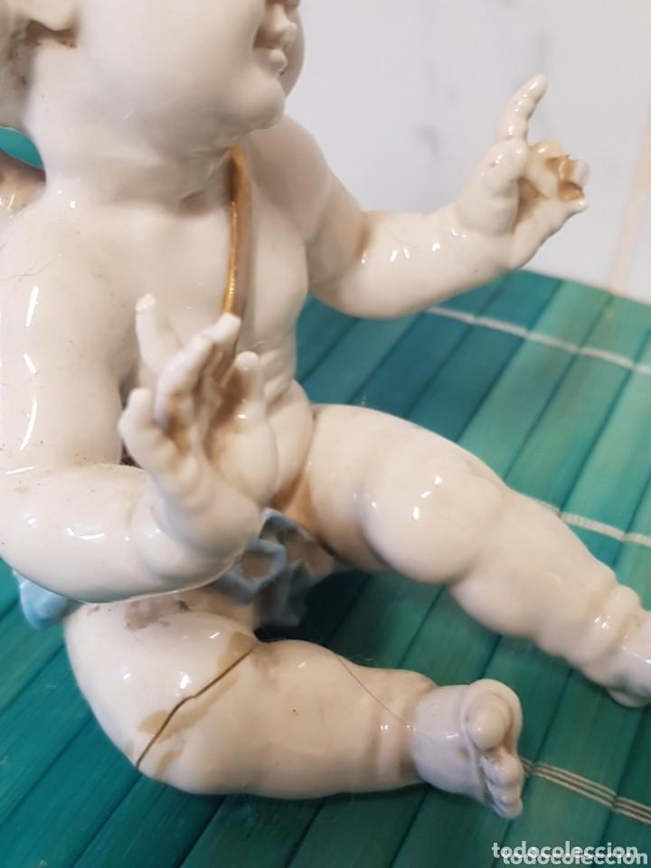 Antig&uuml;edades: Angeles querubines porcelana Algora para restaurar - Foto 7