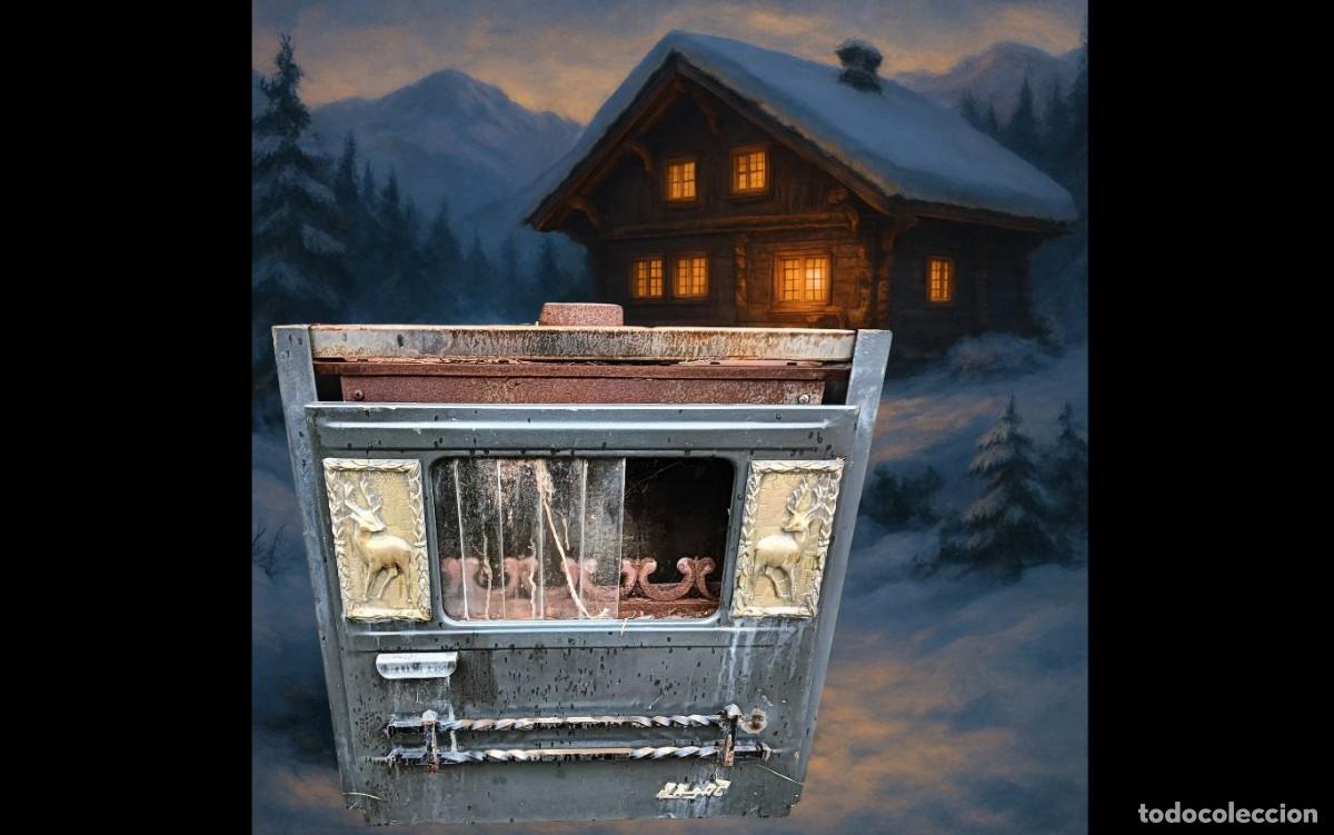 Antig&uuml;edades: Chimenea insert de hierro fundido de la marca &rdquo;ESTUFAS SASAM - Foto 2