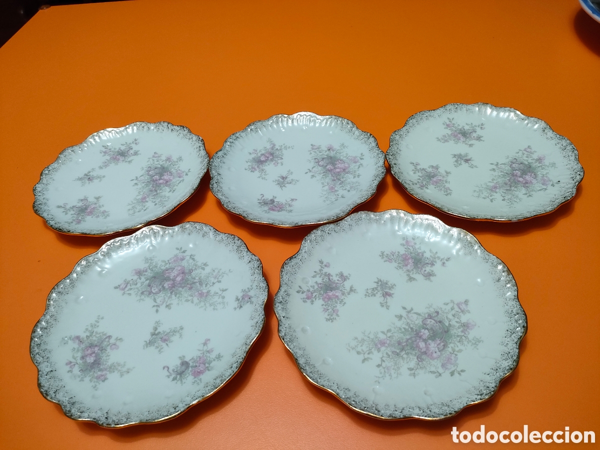 Antig&uuml;edades: 5 platos para pan sxix - Foto 1