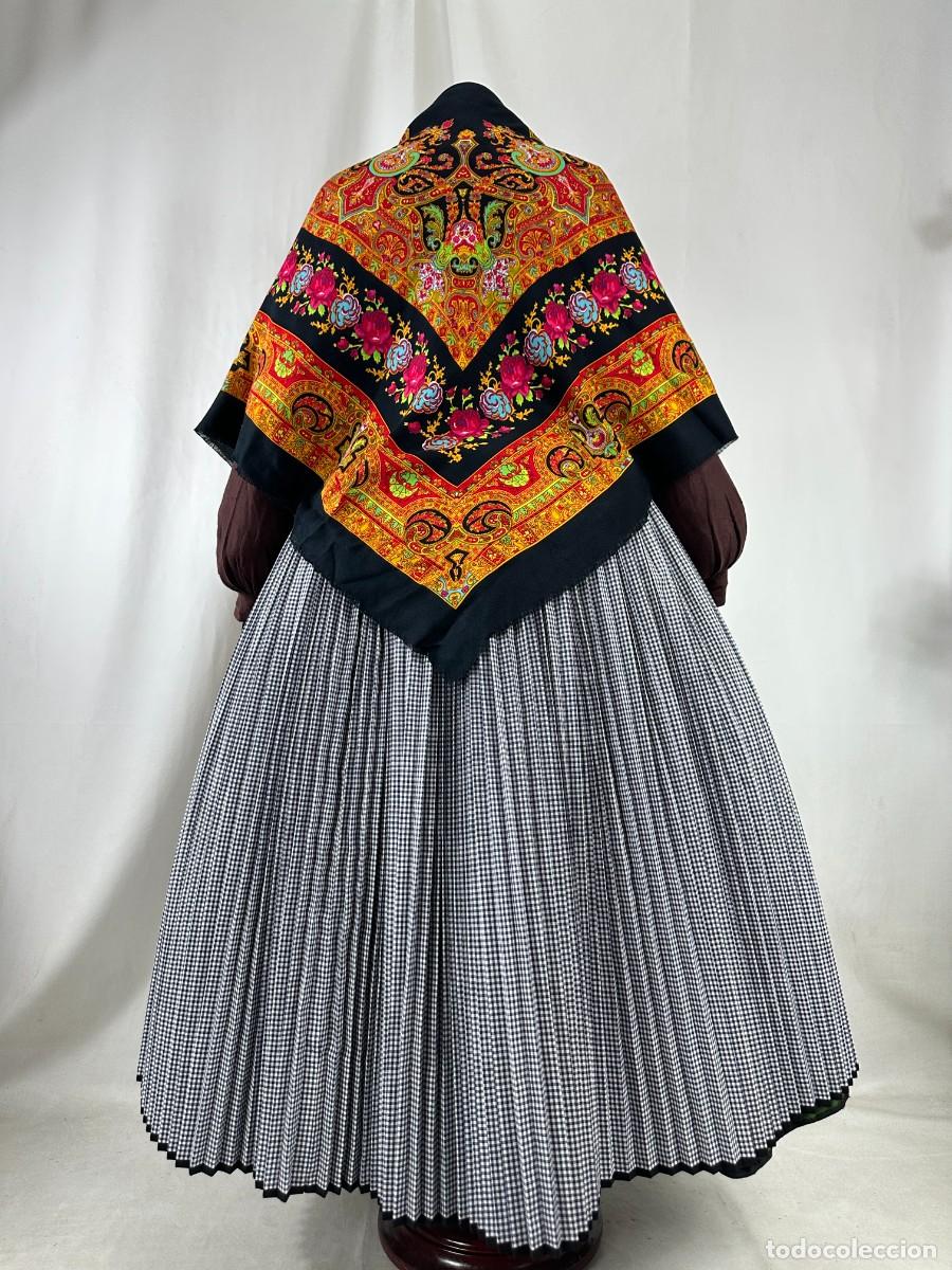 Antig&uuml;edades: GRAN PA&Ntilde;UELO ESTAMPADO. 160 CM - Foto 12