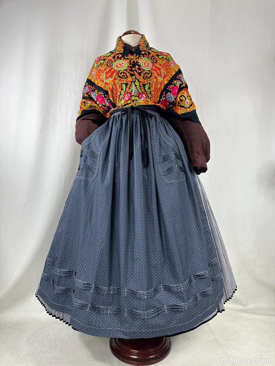 Antig&uuml;edades: GRAN PA&Ntilde;UELO ESTAMPADO. 160 CM - Foto 18