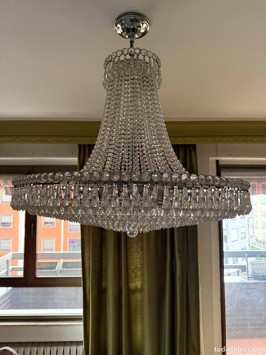 Antig&uuml;edades: L&aacute;mpara de cristal murano - Foto 2
