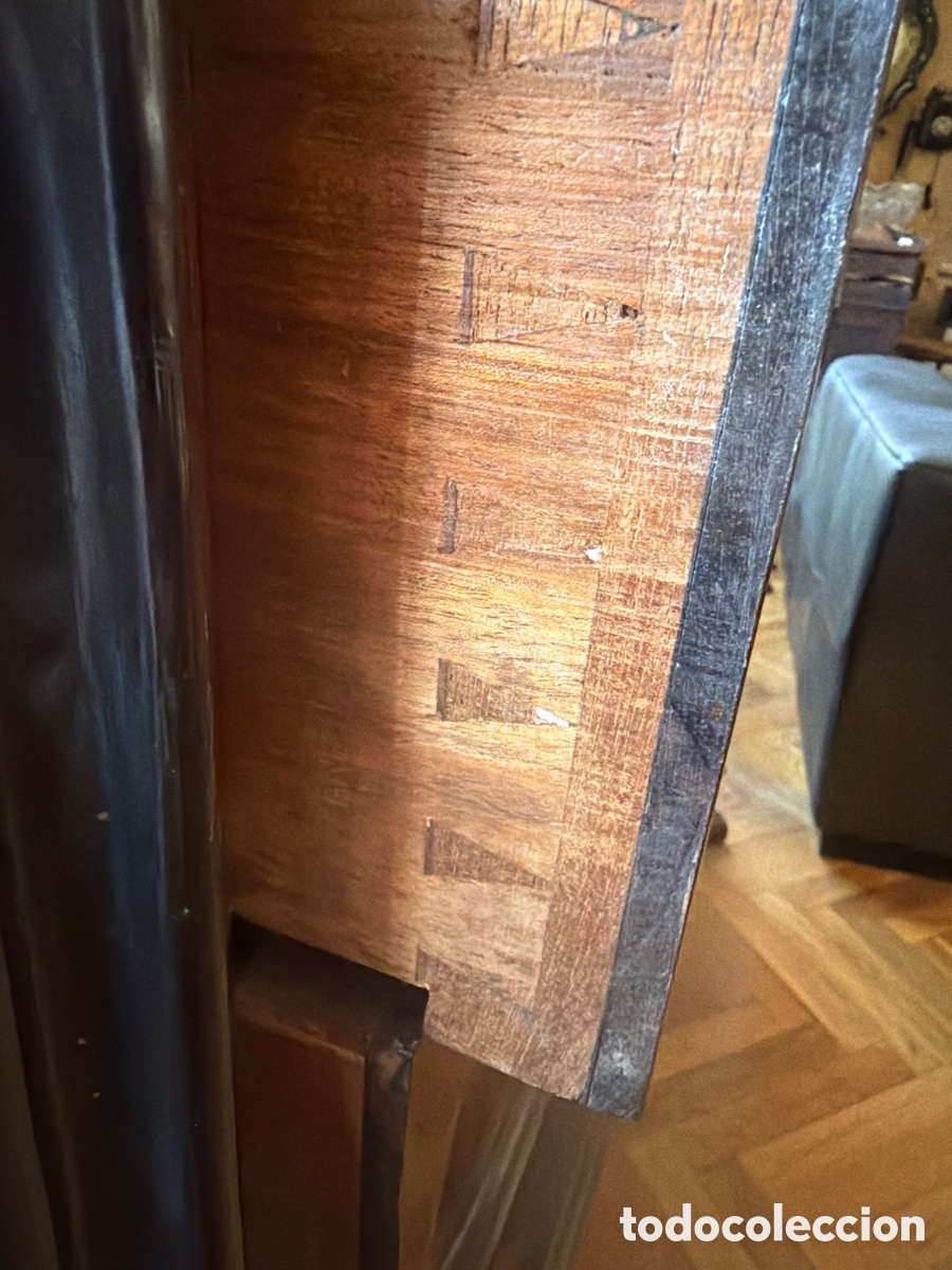 Antig&uuml;edades: comoda caoba siglo xix calaixera - Foto 5