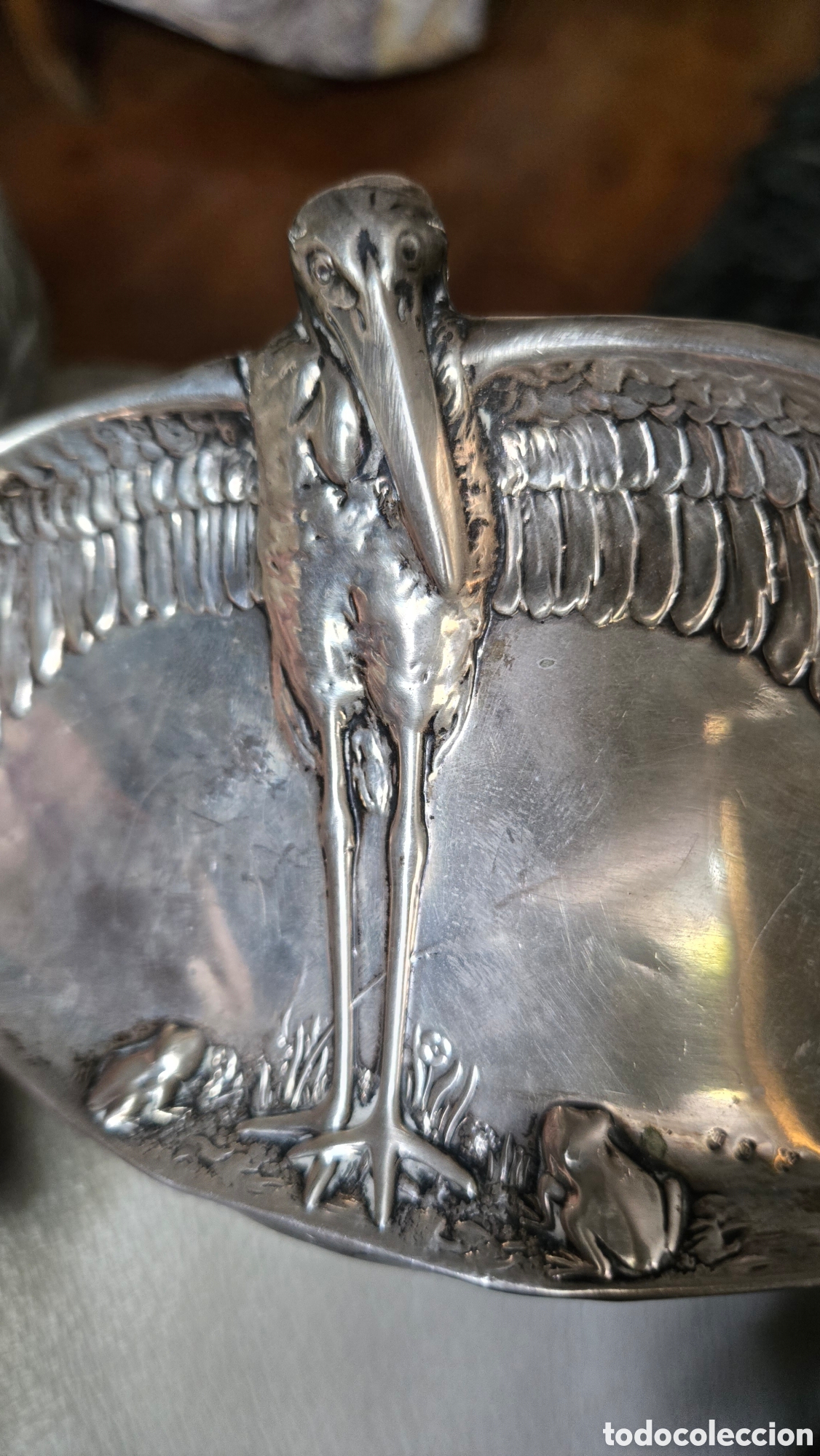 Antig&uuml;edades: FUENTE DE PLATA ANTIGUA - Foto 8