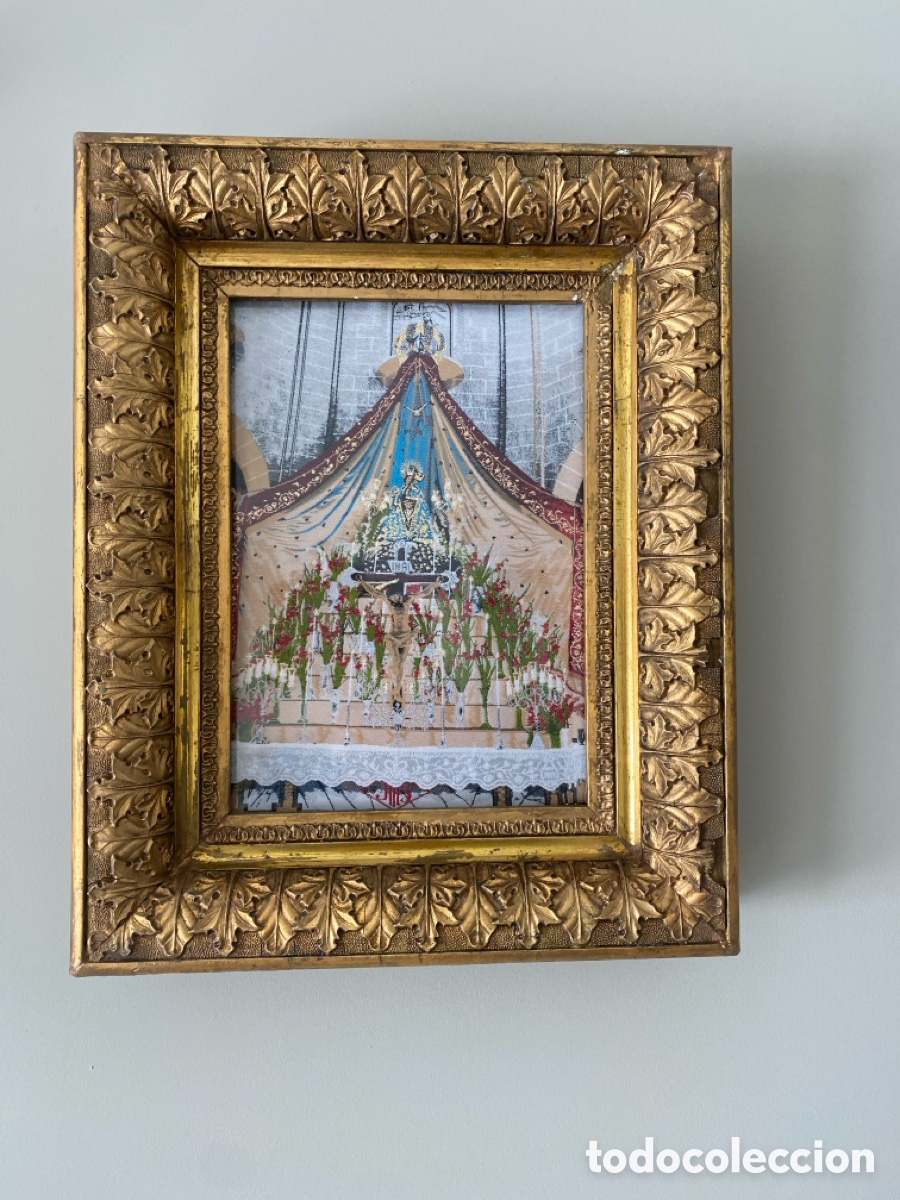 Antig&uuml;edades: Magnifico marco en pan de oro - Foto 2
