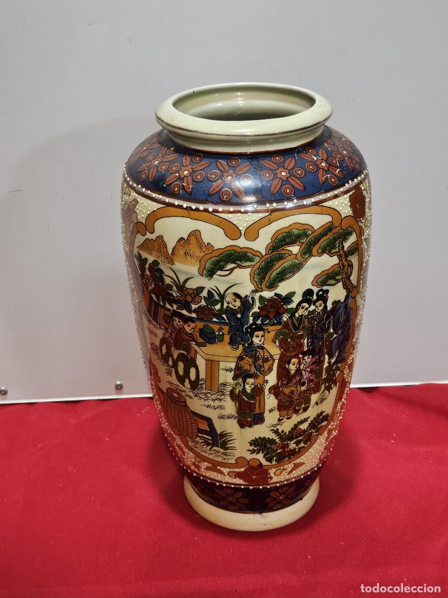 Antig&uuml;edades: jarron de ceramica oriental - Foto 1