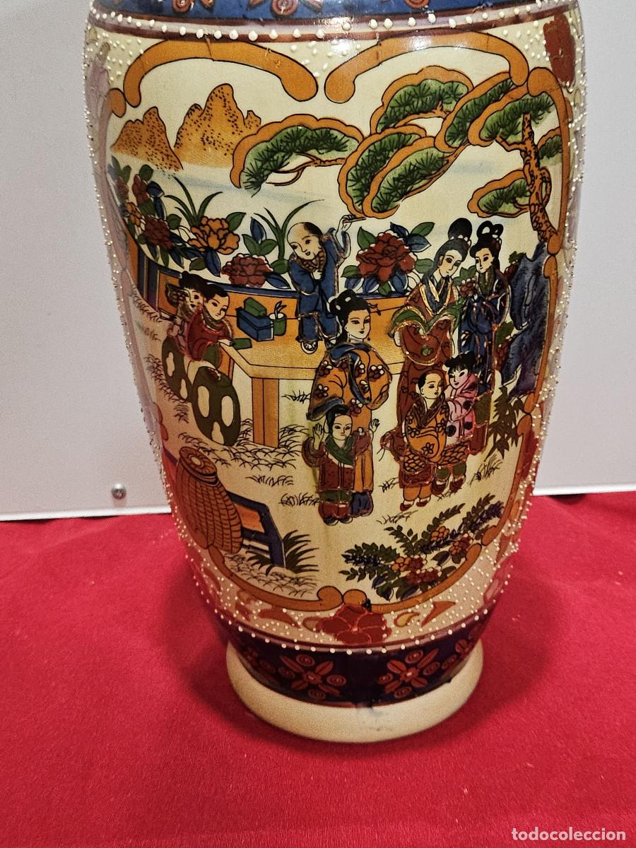 Antig&uuml;edades: jarron de ceramica oriental - Foto 2