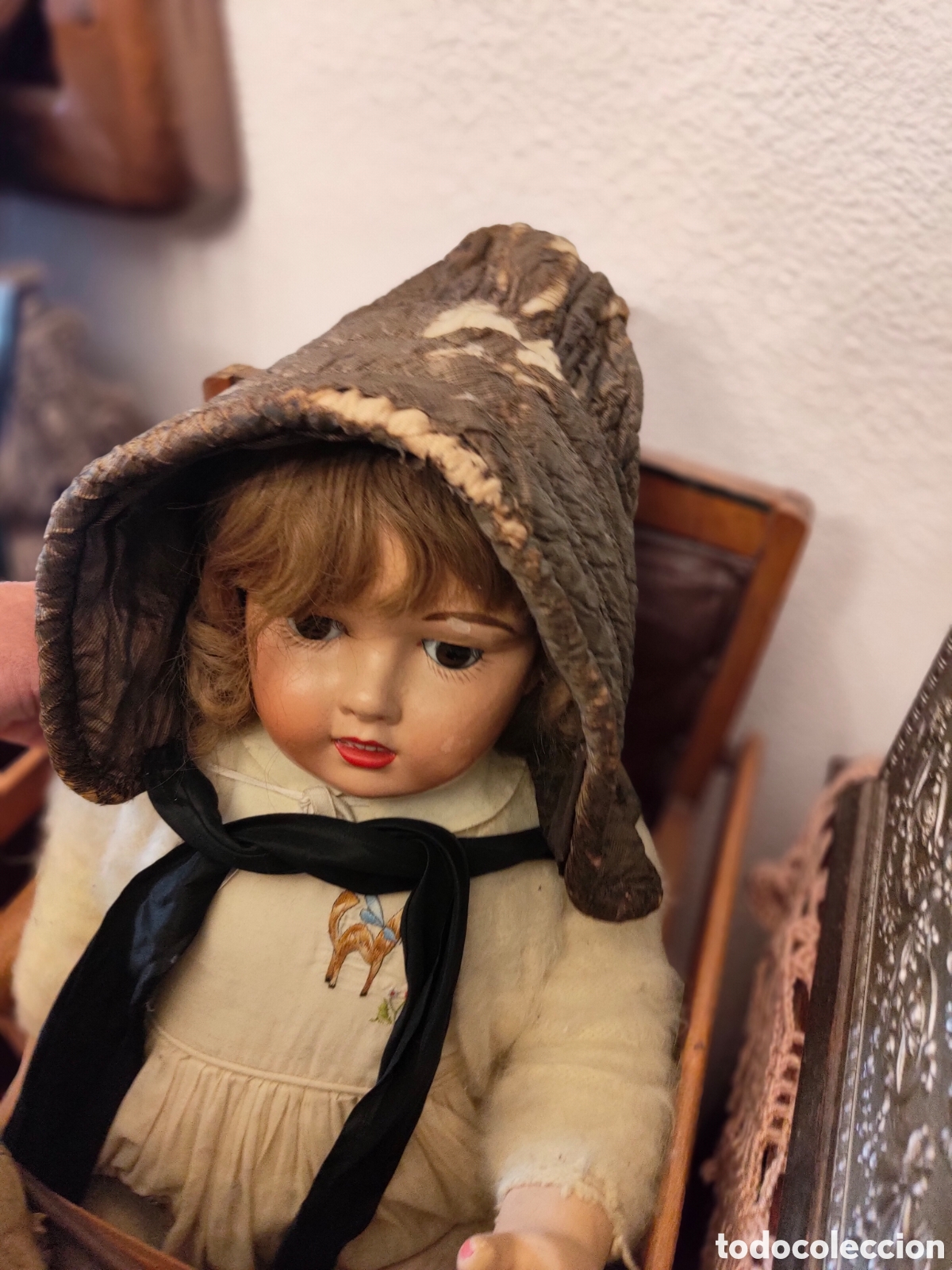 Antig&uuml;edades: ANTIGUOS GORROS DE MUJER AMISH - Foto 8