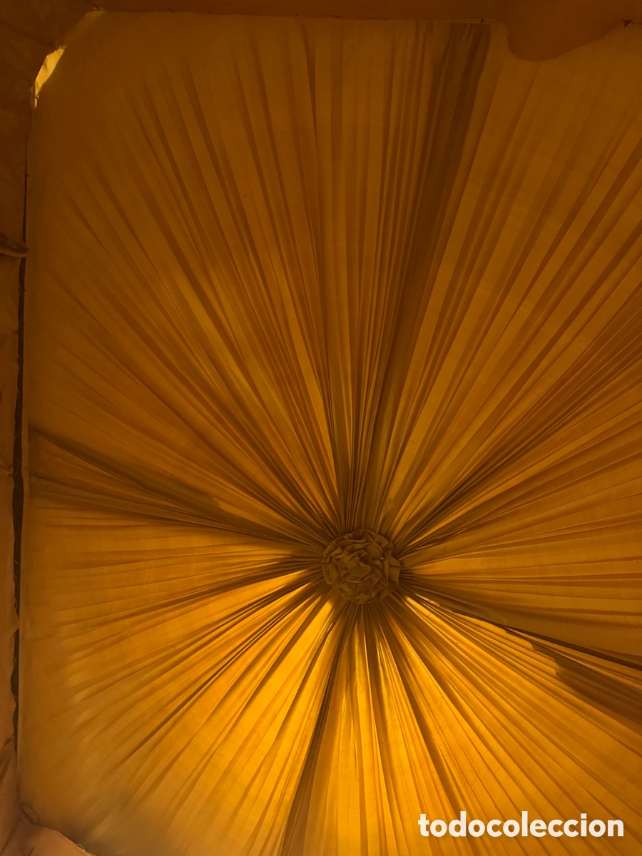 Antig&uuml;edades: espectacular cama de caoba con dosel - Foto 6