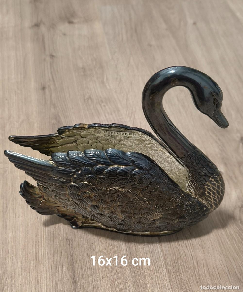 Antig&uuml;edades: Cisne antiguo servilletero - Foto 1