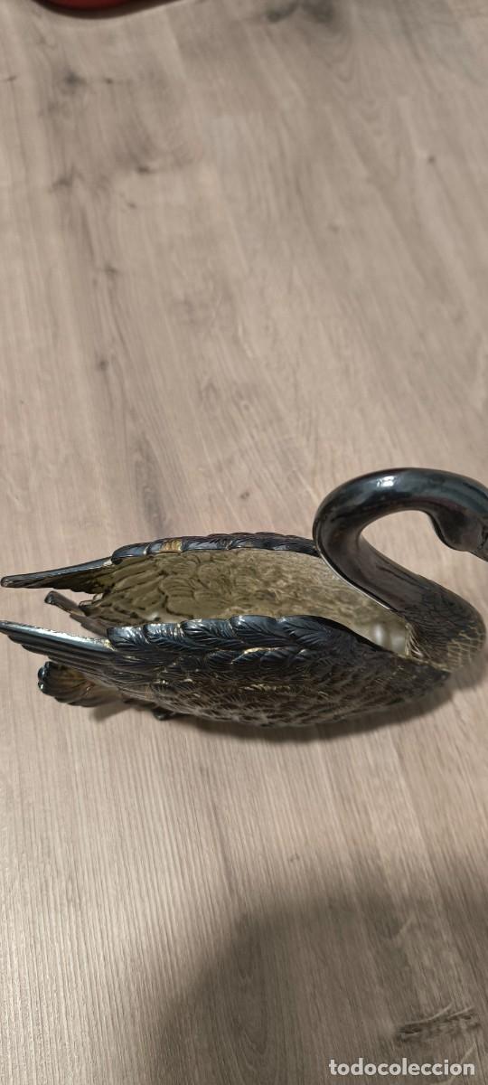 Antig&uuml;edades: Cisne antiguo servilletero - Foto 3