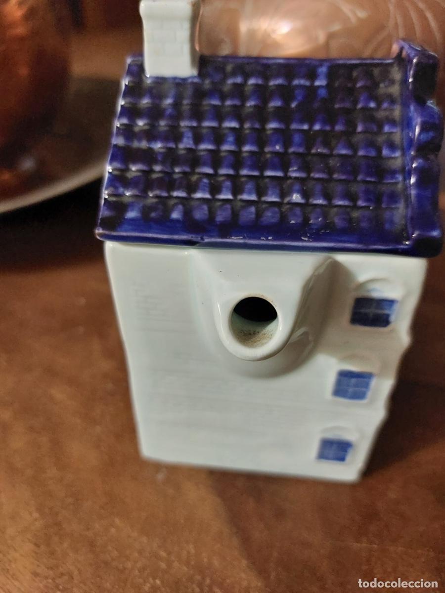 Antig&uuml;edades: TETERA CERAMICA AZUL - Foto 2
