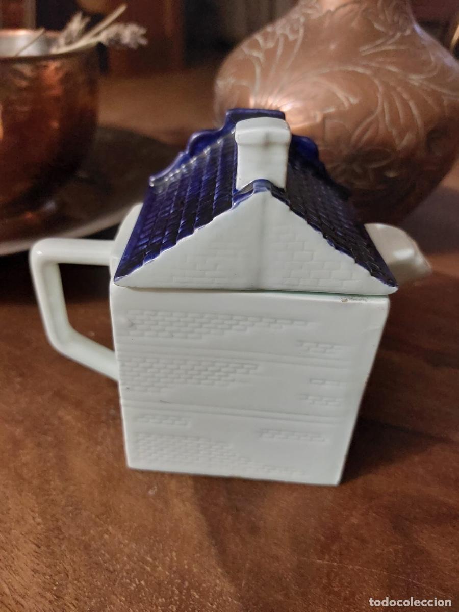 Antig&uuml;edades: TETERA CERAMICA AZUL - Foto 4