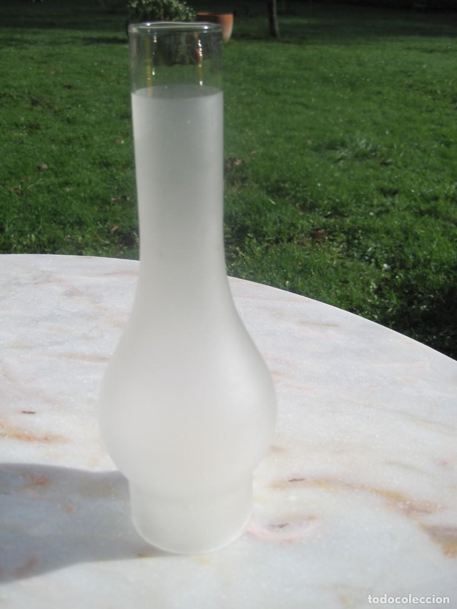 Antig&uuml;edades: TULIPA DE CRISTAL PARA QUINQU&Eacute; - Foto 1
