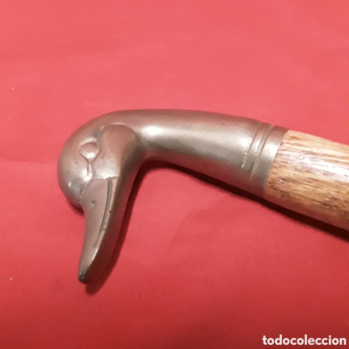Antig&uuml;edades: ANTIGUO CEPILLO CABEZA DE PATO EN BRONCE - Foto 2