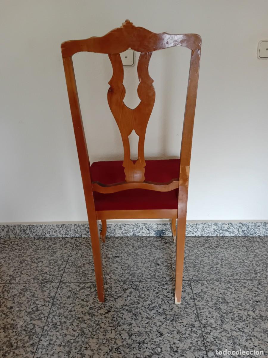 Antig&uuml;edades: Silla d&eacute;cada de los setenta, madera de haya - Foto 3