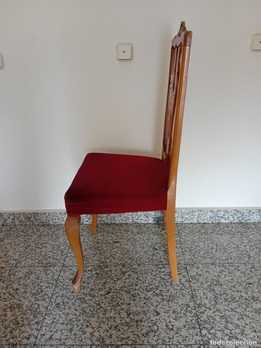 Antig&uuml;edades: Silla d&eacute;cada de los setenta, madera de haya - Foto 4