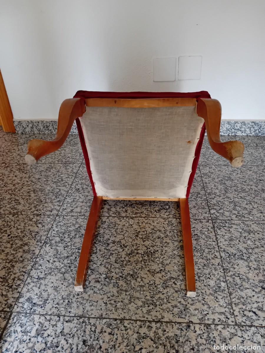 Antig&uuml;edades: Silla d&eacute;cada de los setenta, madera de haya - Foto 5