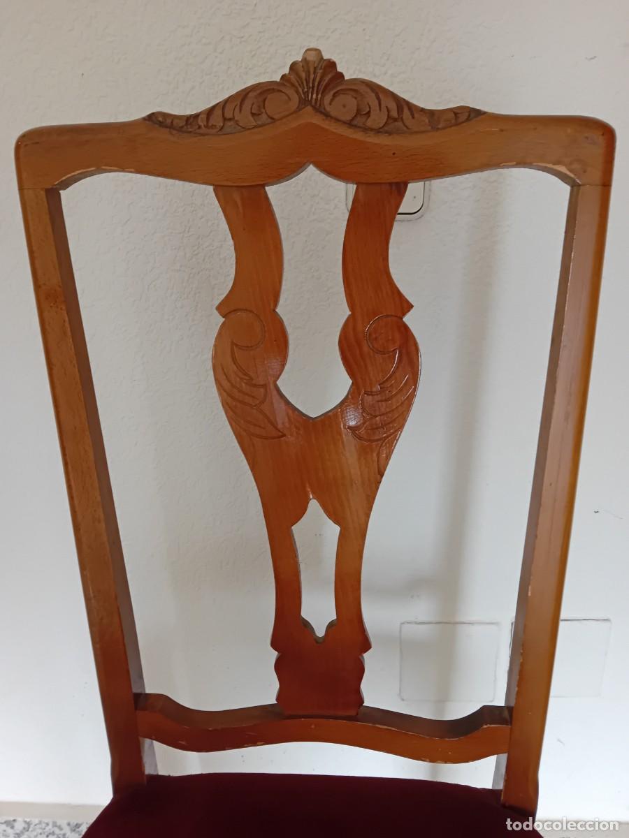 Antig&uuml;edades: Silla d&eacute;cada de los setenta, madera de haya - Foto 6
