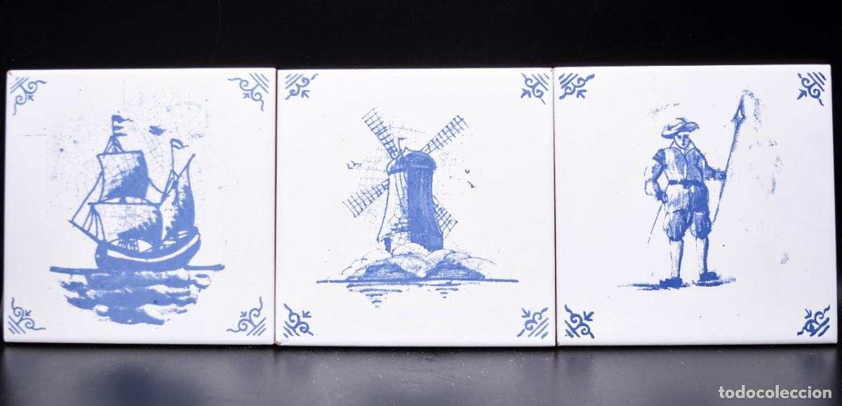 Antig&uuml;edades: Azulejos antiguos pintados - Foto 5