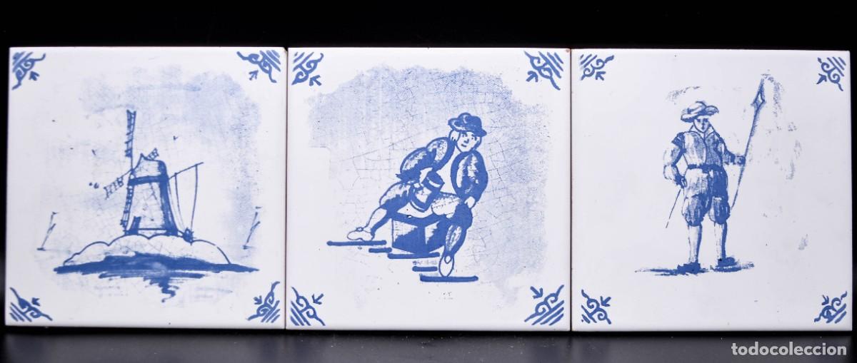 Antig&uuml;edades: Azulejos antiguos pintados - Foto 8