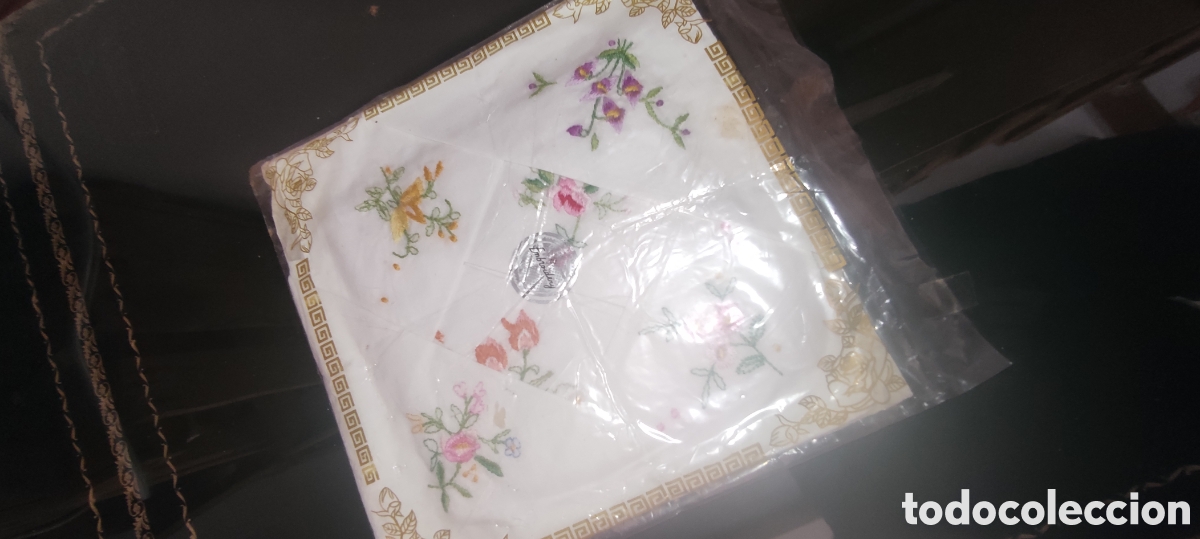Antig&uuml;edades: Conjunto de panuelos de hilo - Foto 10