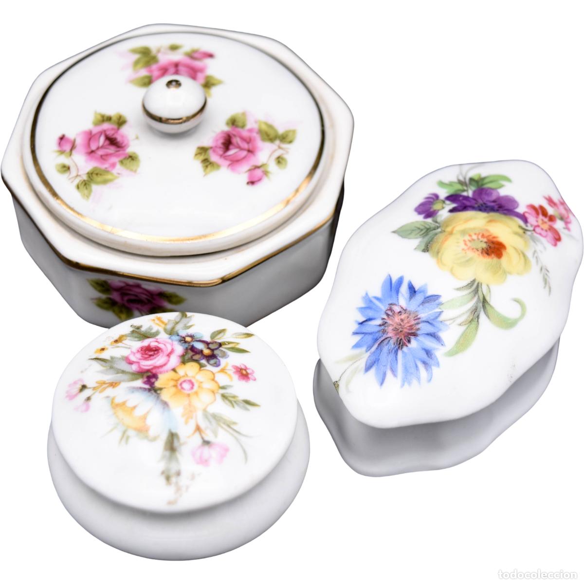 Antig&uuml;edades: Cajas de porcelana (3) - Foto 1